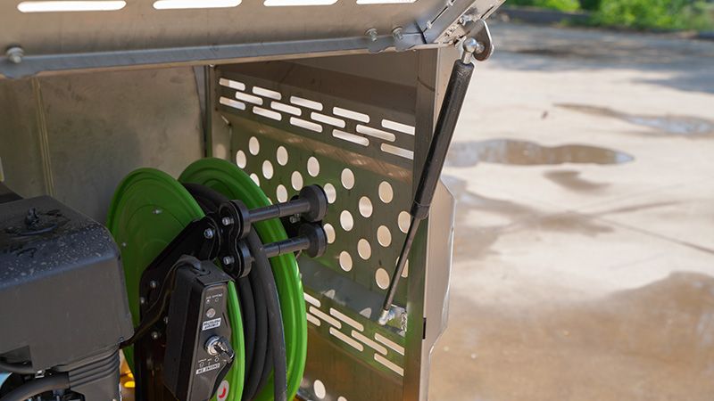 不銹鋼后掀背電動(dòng)三輪高壓清洗車(800L)Q4